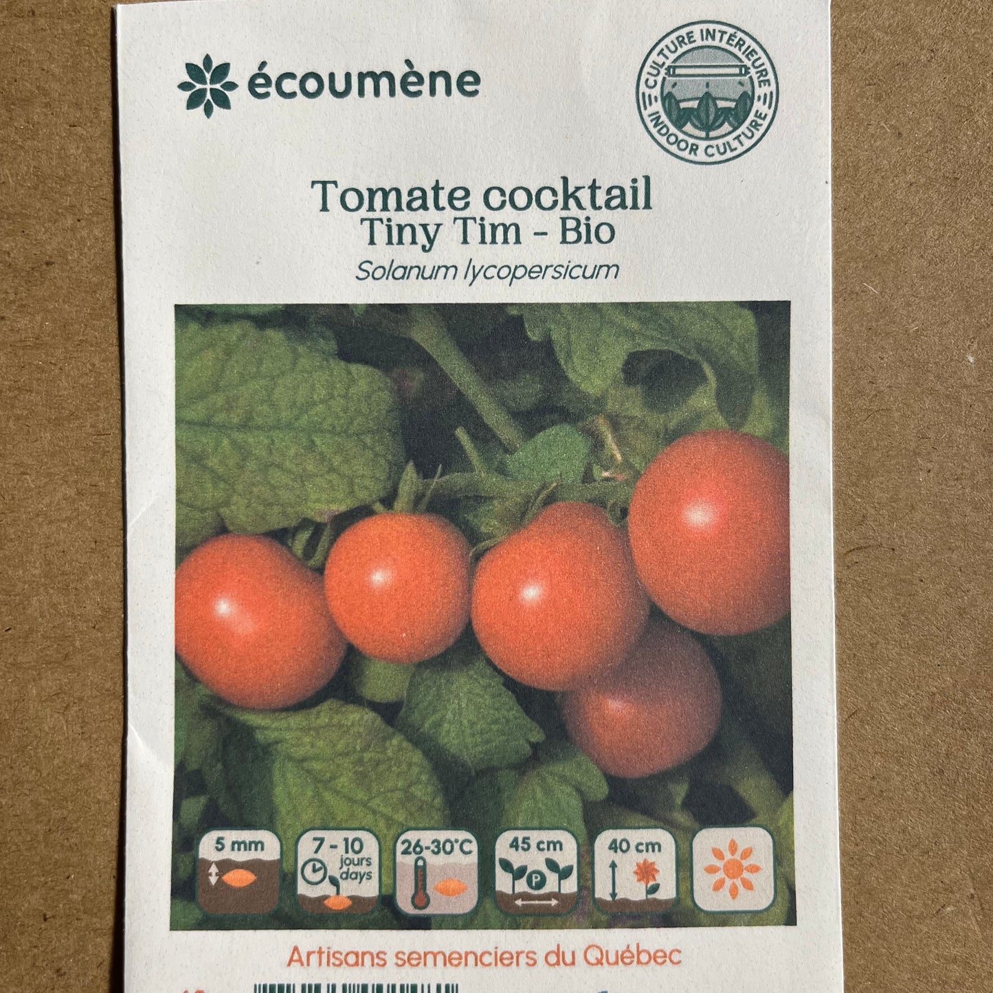 Tomates Cocktail Tiny Tim - BIO