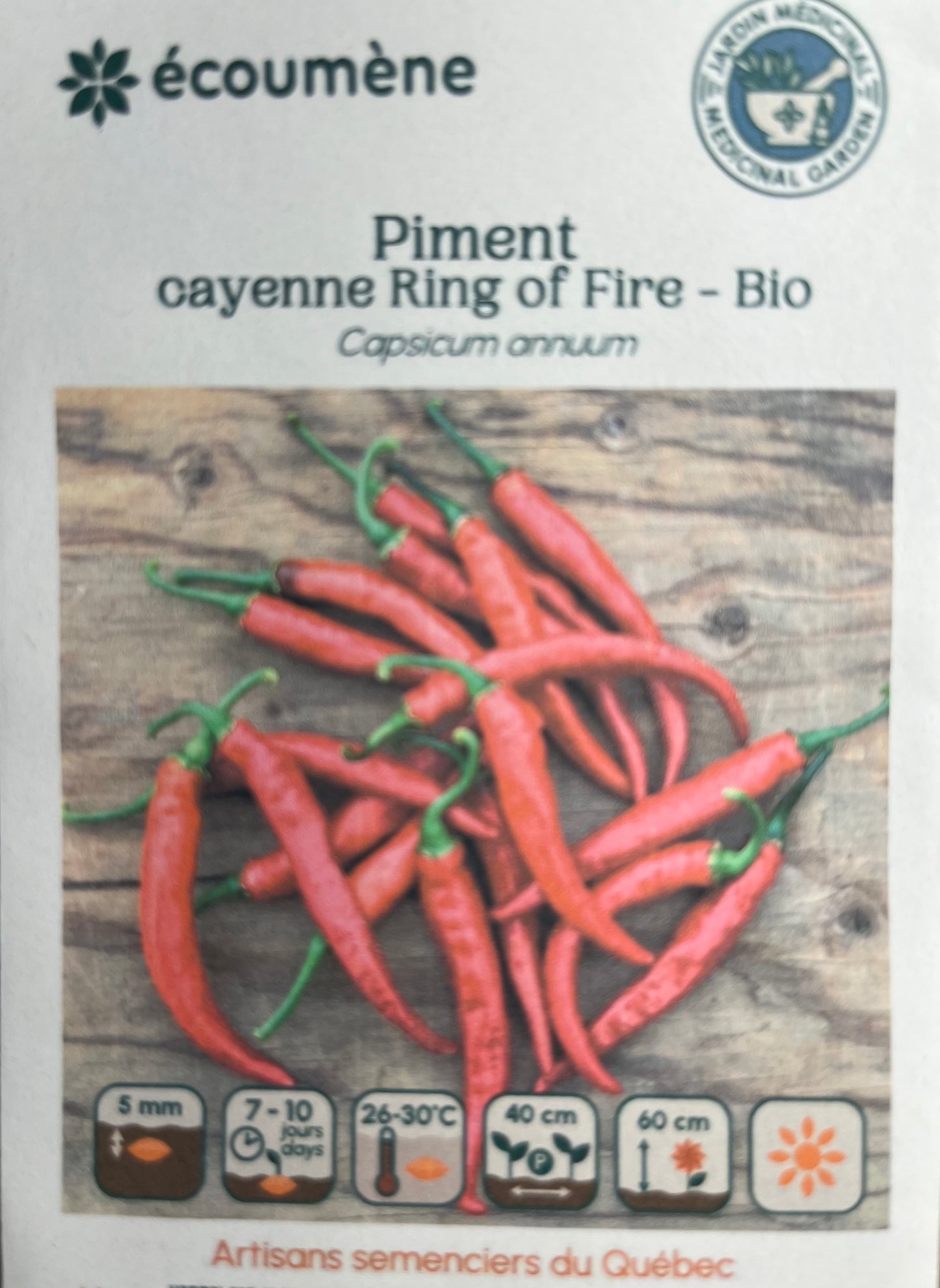 Piment Cayenne Ring of Fire